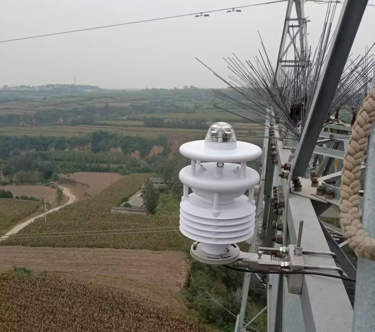 特力康高压输电线路导线覆冰在线监测装置,助力广西供电轻松防冰保电
