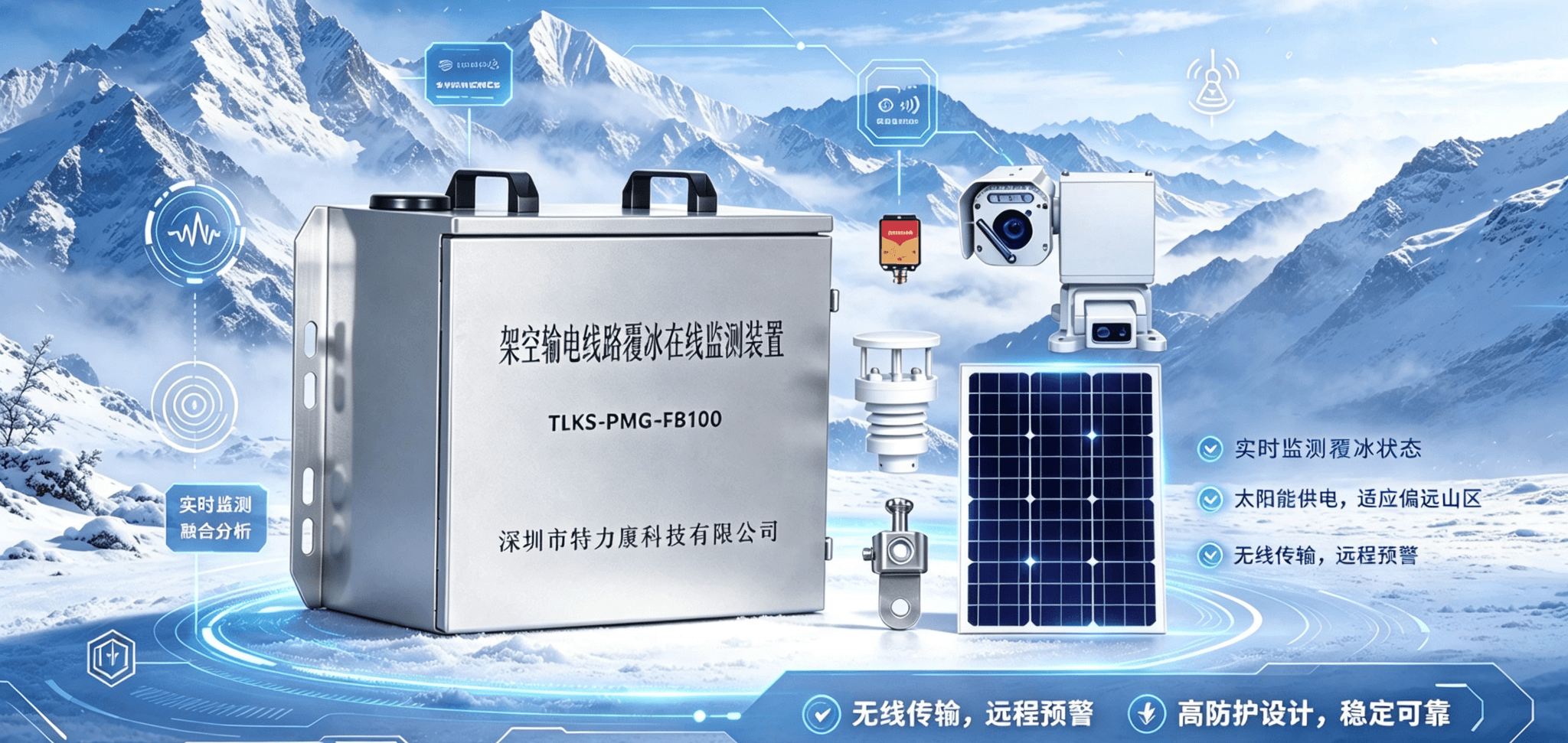 以"数据哨兵"筑牢冰雪防线：特力康架空输电线路覆冰监测装置落地河南供电公司